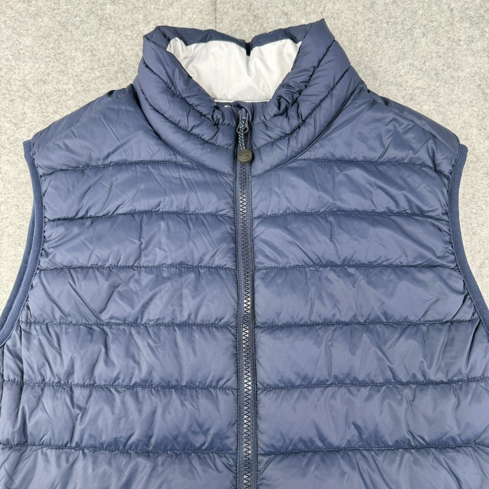 New WindRiver Womens Puffer Vest Large Blue Hyper-Dri HD1 Water Repellent Hiking